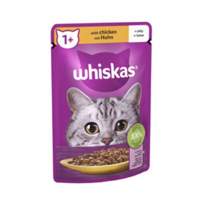 Picture of Whiskas Pouch Chicken in Jelly 85g x28